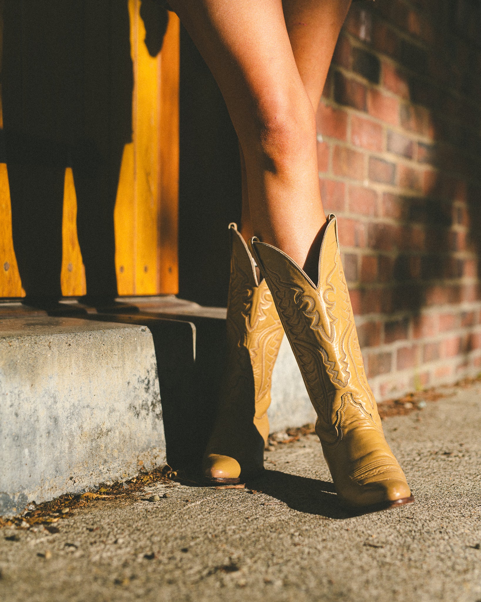 Vintage Cowboy Boots – Gold Dogs