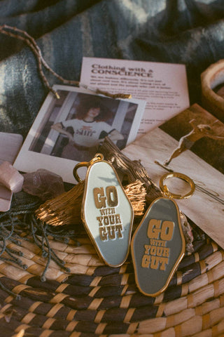 Go With Your Gut Keychain