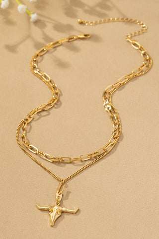 Midnight Dallas Pendant Necklace