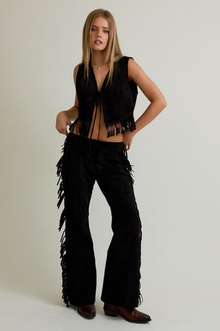 I Never Lie Fringe Vest