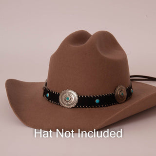 Twilight leather cowboy hat band