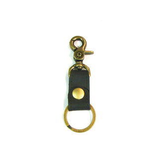 Get Lucky Leather Snap Key Ring