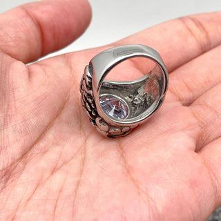Scorpion Stone Biker Ring