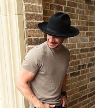 Wool Felt Open Road Fedora Hat