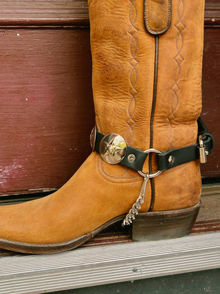 Star Conchos Boot Harness Chain