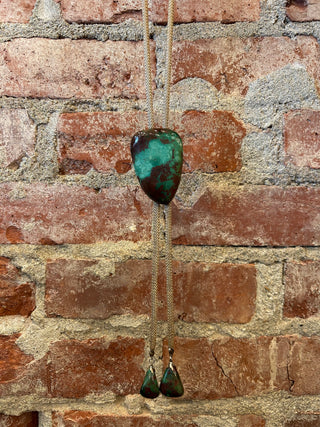 Chrysocolla Bolo Tie