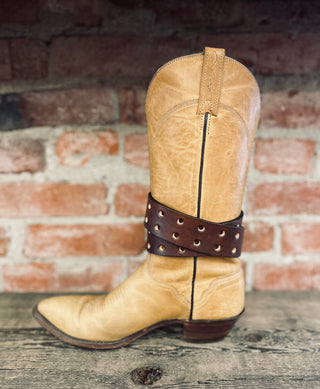 Double Hole Leather 1 1/2" Belt