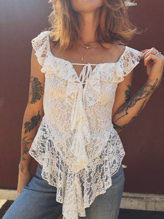 Sweet Ray Lace Top