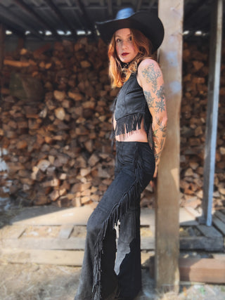 I Never Lie Fringe Pants