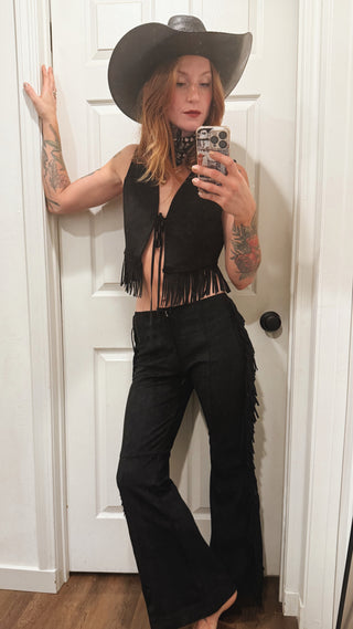 I Never Lie Fringe Pants