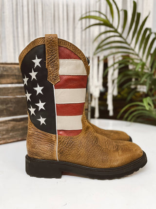 Vintage JB Dillon Cowboy Boots M Sz 12 Wide