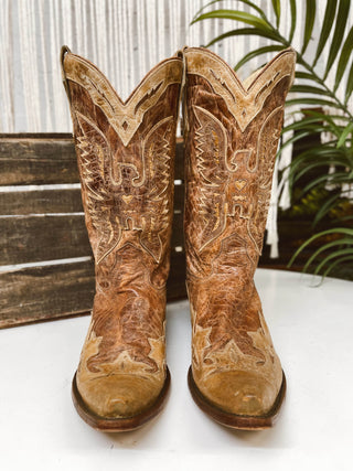 Vintage Corral Cowboy Boots M Sz 12 Wide