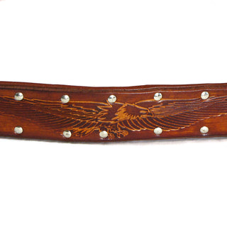 Desperado Tooled Leather Eagle Patch 1 1/2" Belt