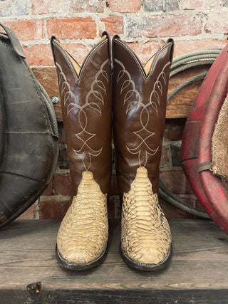 Tony Lama Black Label Cowboy Boots Women's Size 7 Wide