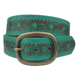 Hand-Painted Western Belt