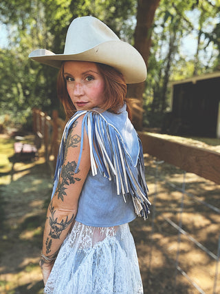 Just Breathe Fringe Vest