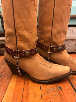 Buffalo Nickel Boot Harness Chain