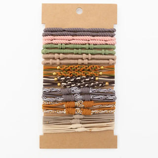 Twisted Hair Tie Bracelets