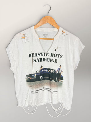 Beastie Boys Distressed Crop Top Chop Shop