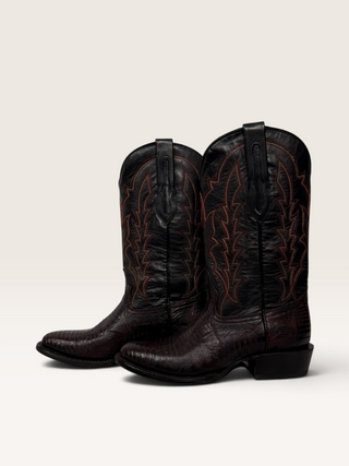 J.B. Dillon Genuine Lizard Women’s Cowboy Boot Size 8.5 Wide