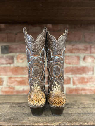 Corral Genuine Python Cowboy Boots Women’s 7.5