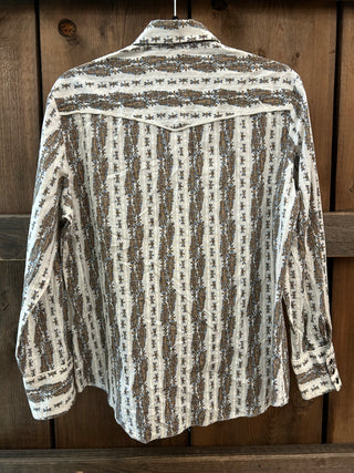 Vintage Men’s Dee Cee Brand Snap Up Shirt L