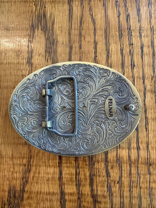 Driving Horses Belt Buckle