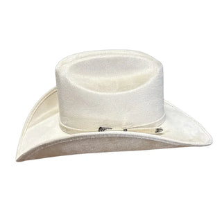 Dutch Cattleman Faux Suede Cowboy Hat Cream