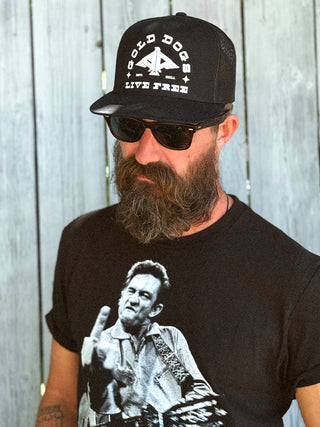 Gold Dogs Flat Bill Trucker Hat