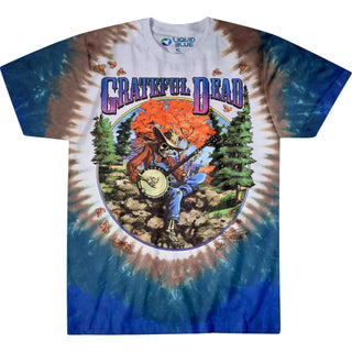 Banjo Grateful Dead Tye-Dye T-Shirt