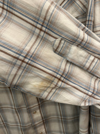 Vintage Men’s Plains Western Wear Snap Up Shirt L