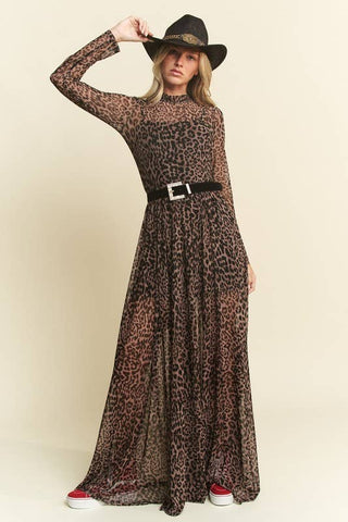 Mayhem Long Sleeve Mesh Dress
