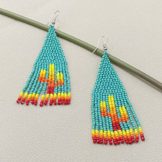 Desert Sky Beaded Earrings