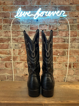 Montana Boots Iguana skin Men’s Cowboy Boots Size 11
