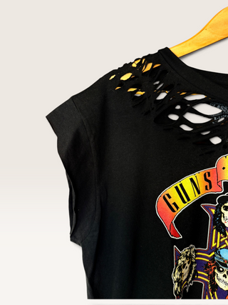 Guns and Roses Distressed Chop Shop