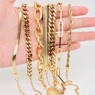 18K Gold Plated Chain Bracelets