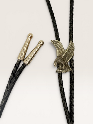 Pewter Eagle Bolo Tie