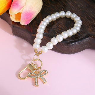 City Blue Pearl Bag Charm