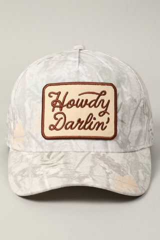 Howdy Darlin' Camo Trucker Hat