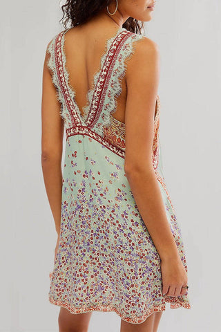 Homesick Lace Trim Dress