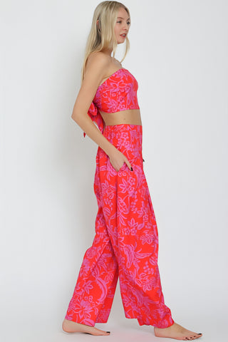 Under The Sun Flowy Pants & Top Matching Set