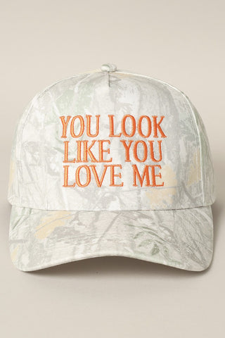 You Look Like You Love Me Light Camo Trucker Hat
