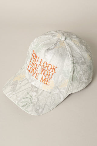 You Look Like You Love Me Light Camo Trucker Hat