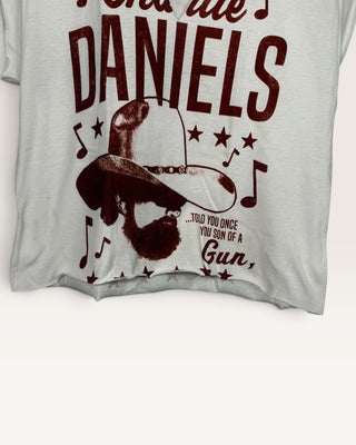 Charlie Daniels Simple V-Neck T-Shirt Chop Shop