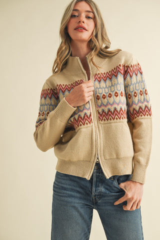 Winchester Zip Up Sweater