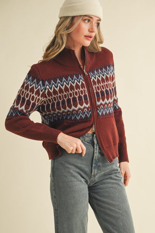 Winchester Zip Up Sweater