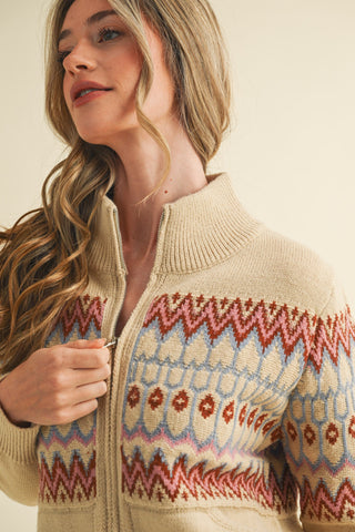 Winchester Zip Up Sweater