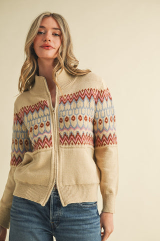 Winchester Zip Up Sweater