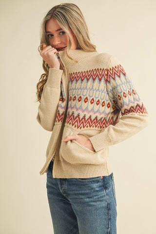 Winchester Zip Up Sweater