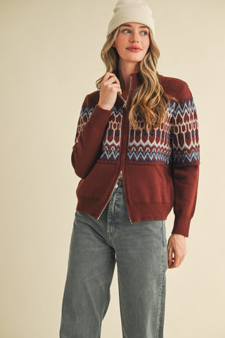 Winchester Zip Up Sweater